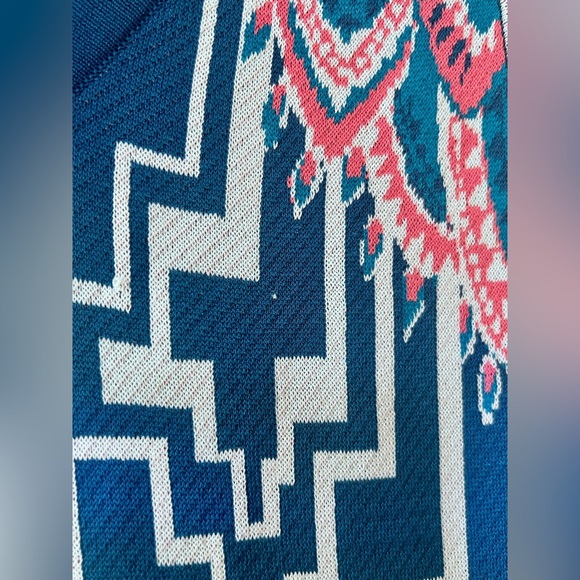 Miami Blue V-neck Sleeveless Dress - Picture 5 of 7